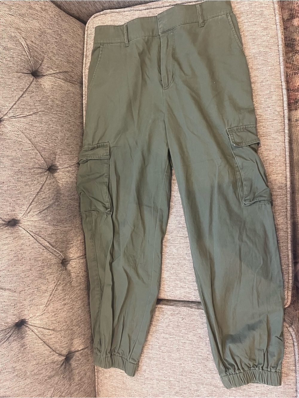 Women’s Olive Green Cargo Pants